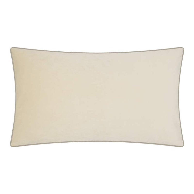 KINGROSE Soft Home Decorative Throw Pillow Cover Luxury Velvet Pillowcase Cushion Cover for Bed Living Room 14 x 24 Inches Beige - Image 1